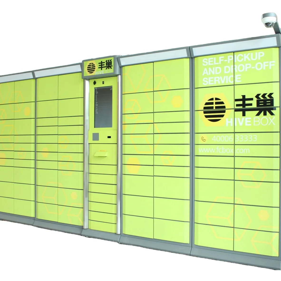 Hive Box Smart Self-service High Precision  Parcel Package  Cabinet  Locker  for Indoor Use with Cold-Rolled Steel
