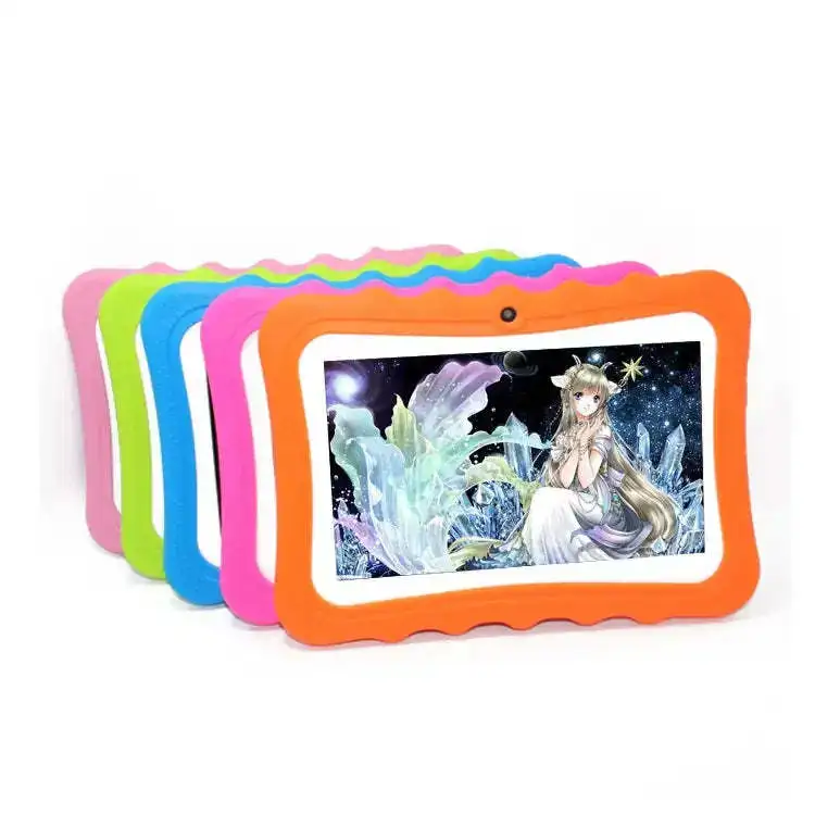Cheapest Tablets 7 Inches Android Wifi Drop Protection Children Learning tablets Software for Kids Gaming Educational Tablet PC