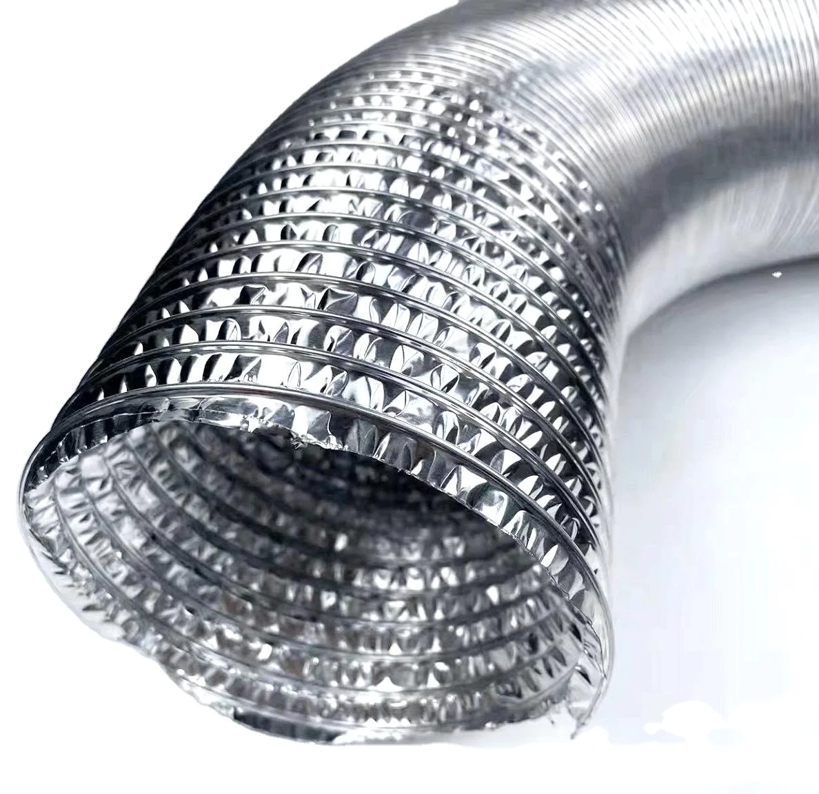 Single or Double Layer Aluminum Foil Flexible Hose flex air duct