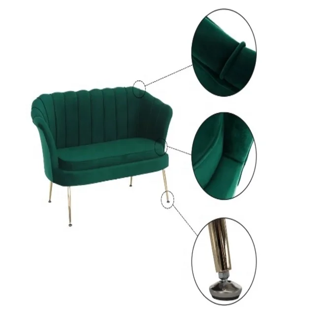 High Quality Cheap Luxury Modern Comfortable Bedroom Reading Living Room Home Furniture Velvet Fabric Lounge Leisure armChair