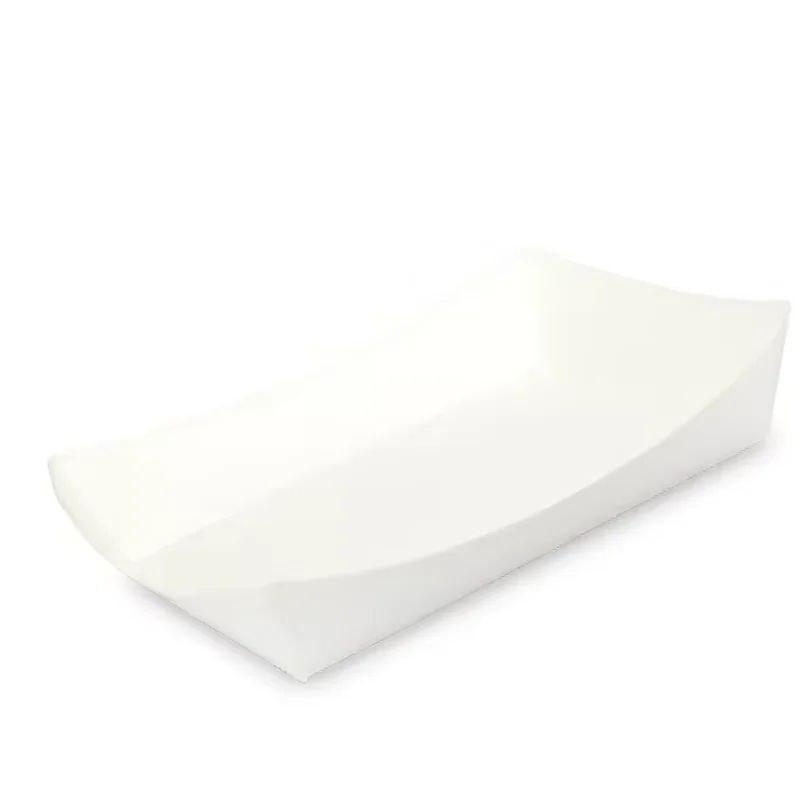 Оптовая Продажа с фабрики лоток для печати белая бумага маслостойкая упаковка доставки еды контейнер кафе и ресторанов