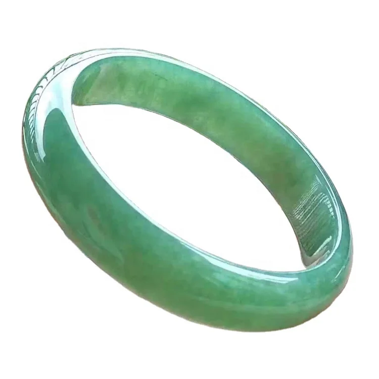 Emerald Bangle Precious Stone Price Natural Emerald Bangle Green Jade Bracelets Round Bangles Gift for Women Jades Fine Jewelry