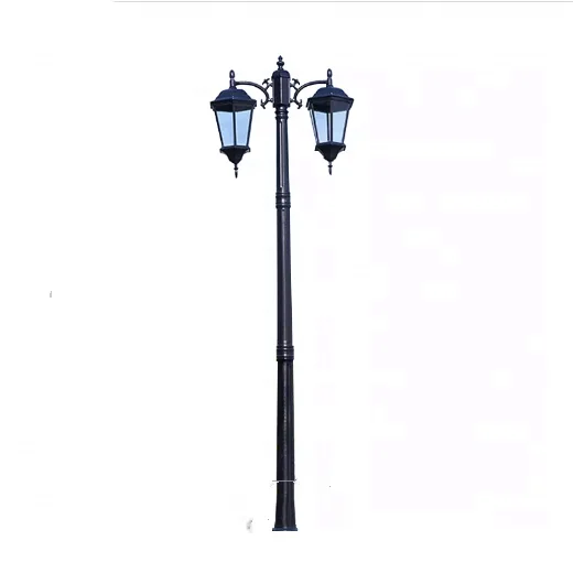 6 7 8 9 meter solar street lamp pole with one two arm solar lights outdoor street lighting pole
