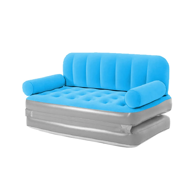 Custom Modern PVC Air Chair Double Inflatable Sofa for Indoor and Outdoor for Living Room & Hotel Elegant Dining Model