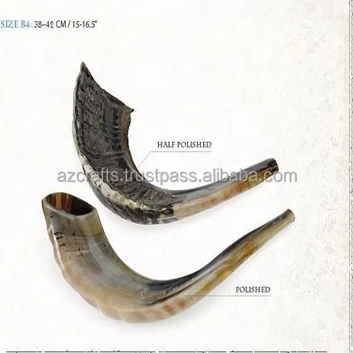  Ram Shofar из Израиля 14-16 дюймов: Кошерный без запаха ОЗУ рог-Гладкий мундштук для легкого