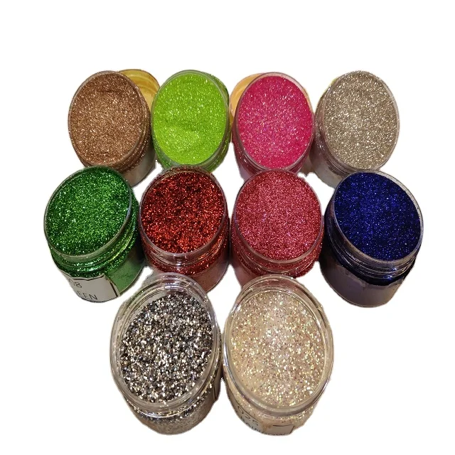 Высококачественные полиэфирные пленки для домашнего декора блестящая пудра доступная в разных цветах