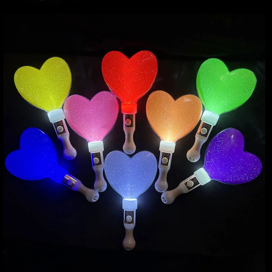 multicolor five-pointed star led flashing star stick led star glowing stick for concert Party  decorations