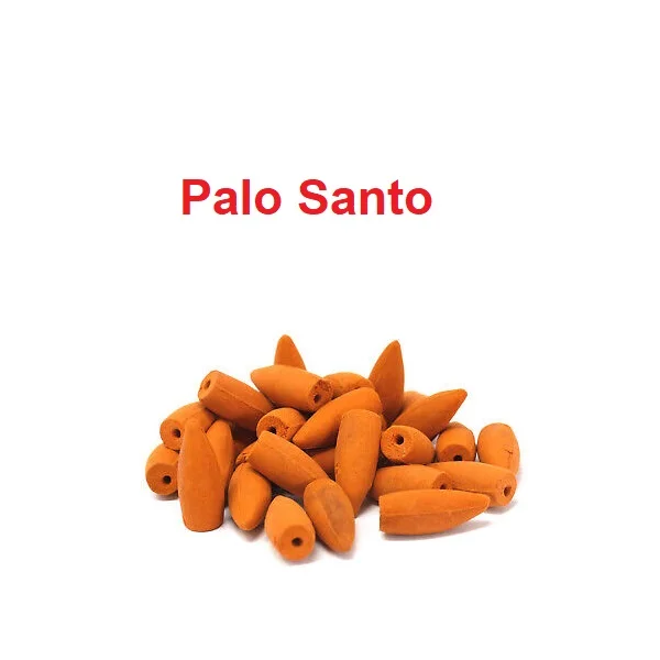 Natural Palo Santo Bullet Backflow Incense Cones Wholesale Supply at Leading Price ( Orange)