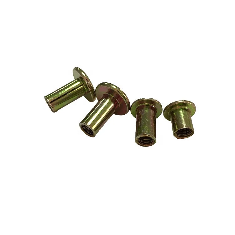 M6 M8 M10 1/4-20 Nickel Furniture Flat Head Hex Socket Sleeve Nut