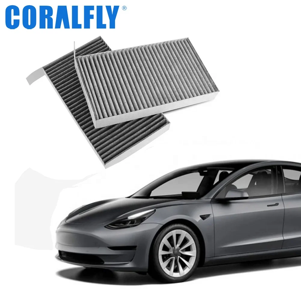 Car Activated Carbon Air Outer Filter 107273600A 1072736-00-A 107273600B 1072736-00-B For Model S