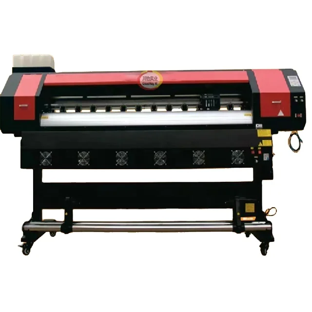 CrossWay Industry Yi CY-1800B 1808 CY-1800-B Large Format Printer 1.8m XP600 Eco Solvent Printing Machine Sublimation Plotter