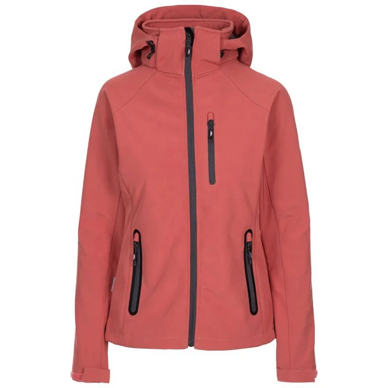 Custom Women Sports Softshell Polyester Jackets Coats Soft Shell