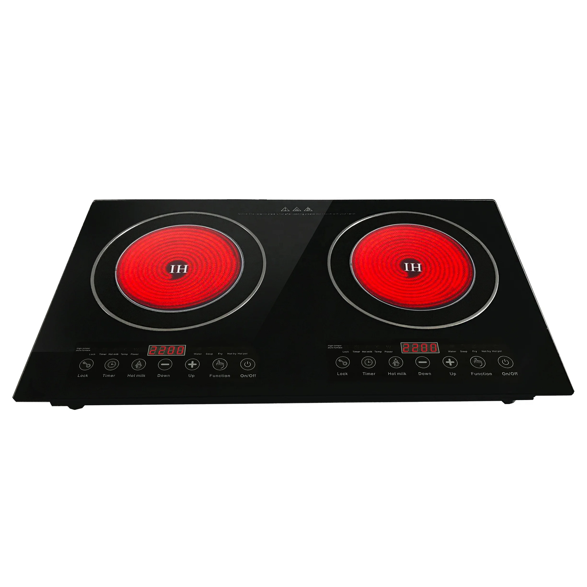 2023 оптовая продажа на заказ горячая Распродажа Кухонная техника 2200 Вт + двойная Инфракрасная Плита