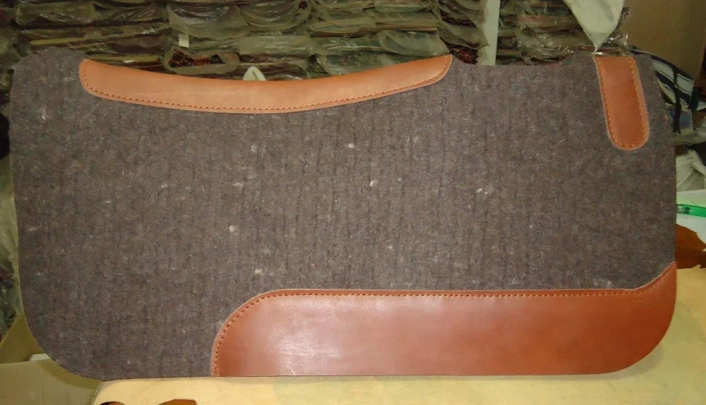 Wool Felt western saddle Pad 100% Merino Wool Felt style Equestrian Pads Saddles For Horses racing product at factory prices