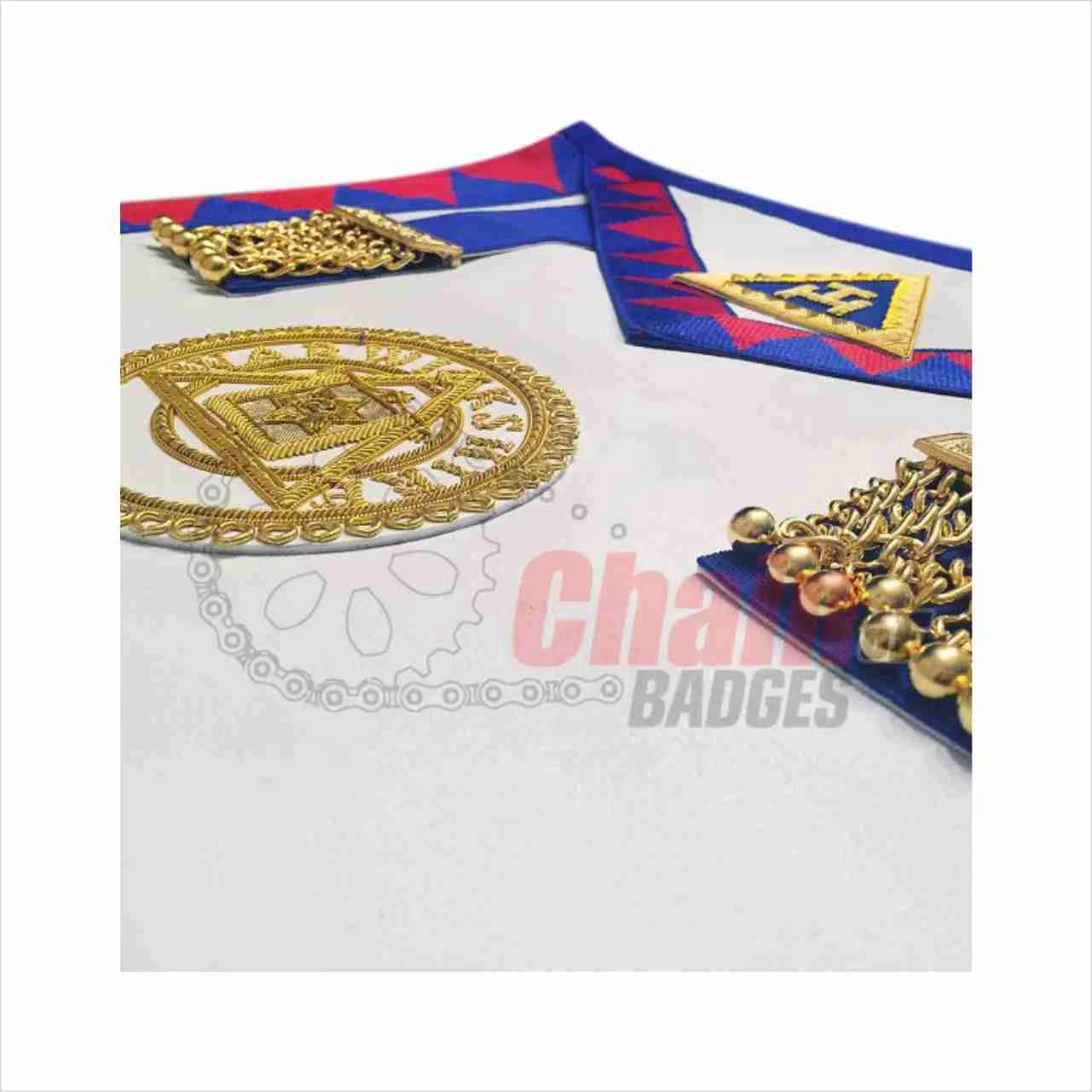 Masonic Regalia ручной работы вышитый фартук из кожаной ткани по требованию машина для вышивки муаровой