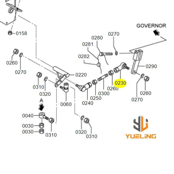 Ball joint 35A6138602 35A61-38602 For Mitsubishi S12A2 S12H S12R S12U S16R S6R S6R2 S8U diesel engine parts