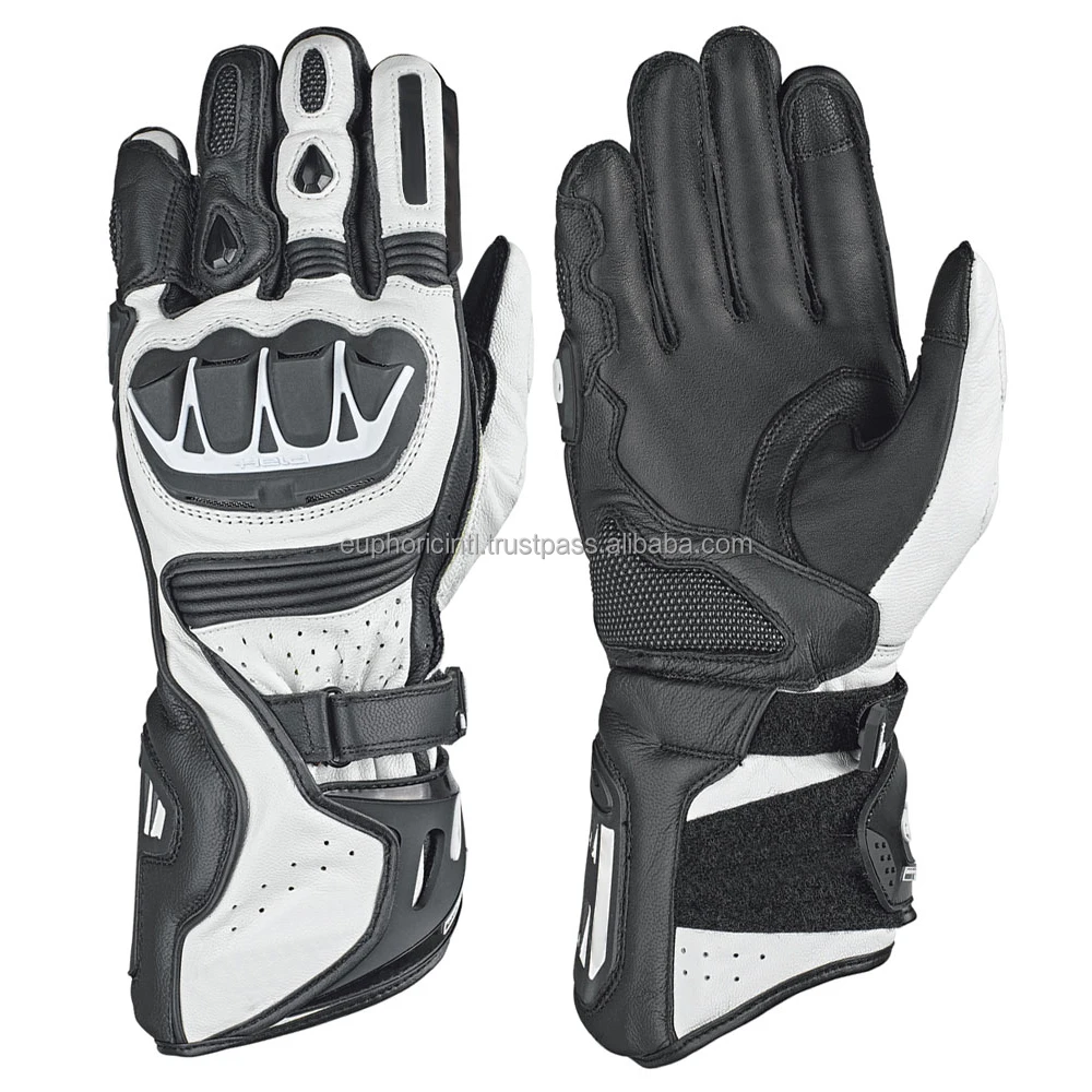 OEM Custom Made Real Leather Fashion Motorbike Gloves Custom Design High Quality Riding Gloves