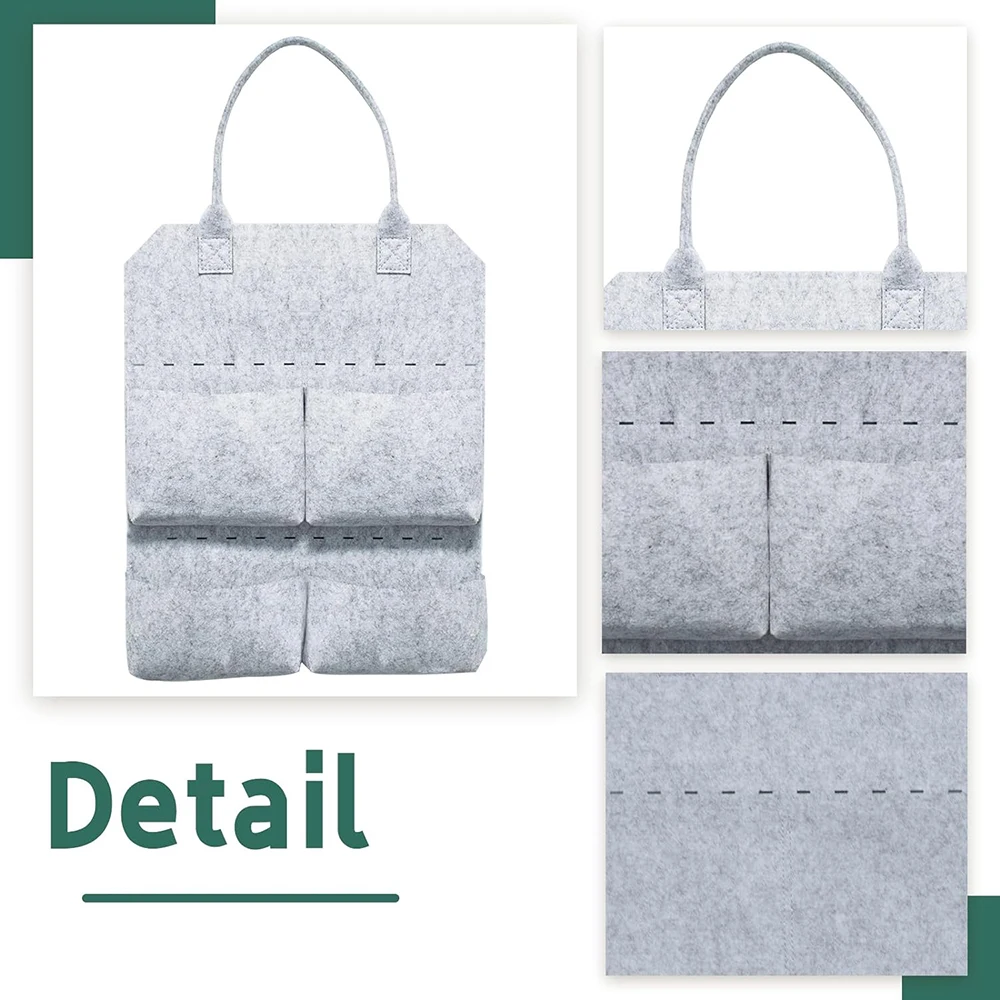 custom Wall Mount Organizer felt Ping Pong Storage Rack Table Tennis Racket Holder Storage Hanging Bag