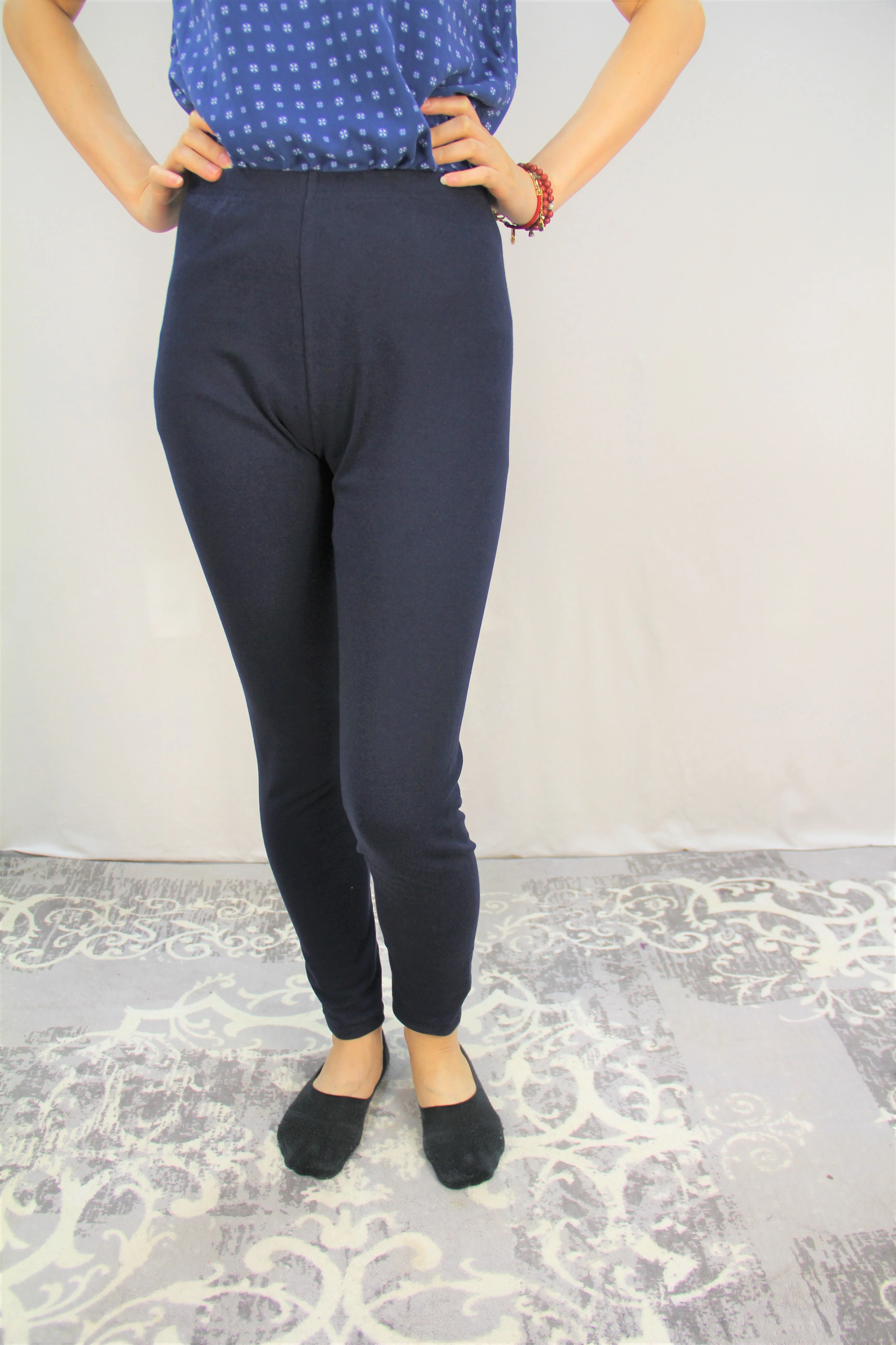 WOMEN PLUS SIZE CASUAL PULL ON LEGGING PANT (#6651X)