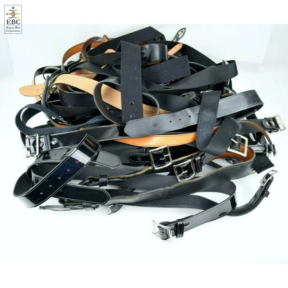 High Quality Sword Belts with Slings OEM Sambrown Belt with Brass Fitting and Accoutrements Leather Waist Belt Makers Factory