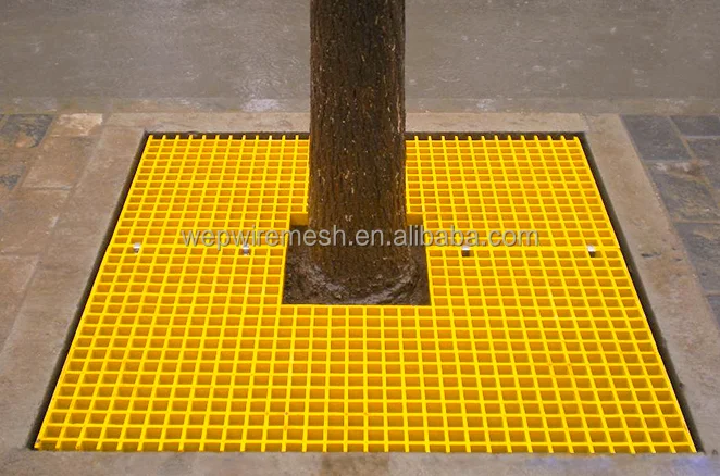 Non-slip Surface 38*38*38mm Fiberglass FRP Gratings