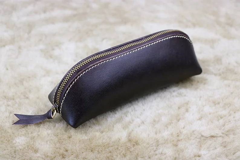 Premium Quality Handmade Vintage Leather Fashionable Pencil Bag Pencil Cases Pencil Covers & Boxes