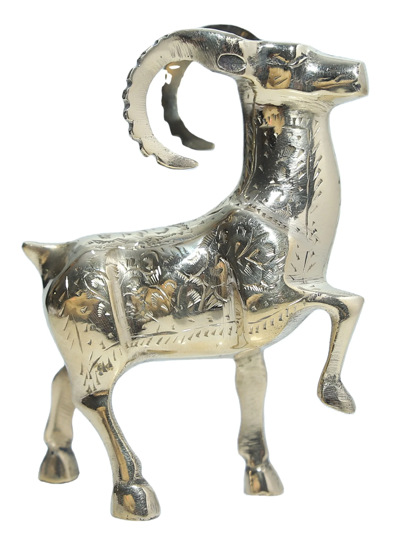 Factory Price metal reindeer sculpture small home decorative sculpture nice metal animal figurines