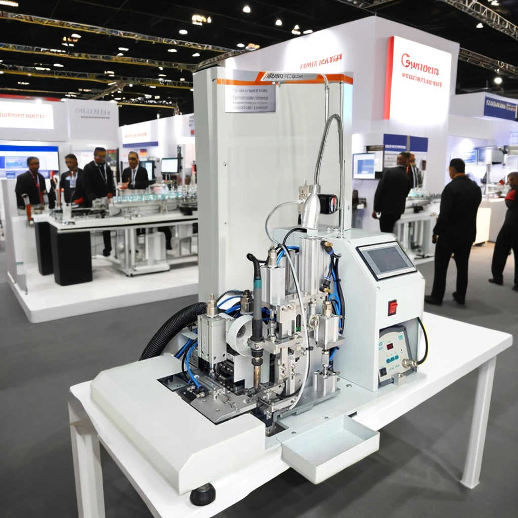 Latest Semi-Automatic USB Data Cable Making Equipment Used Soldering and Stripping Machine with PLC and Motor Core Components