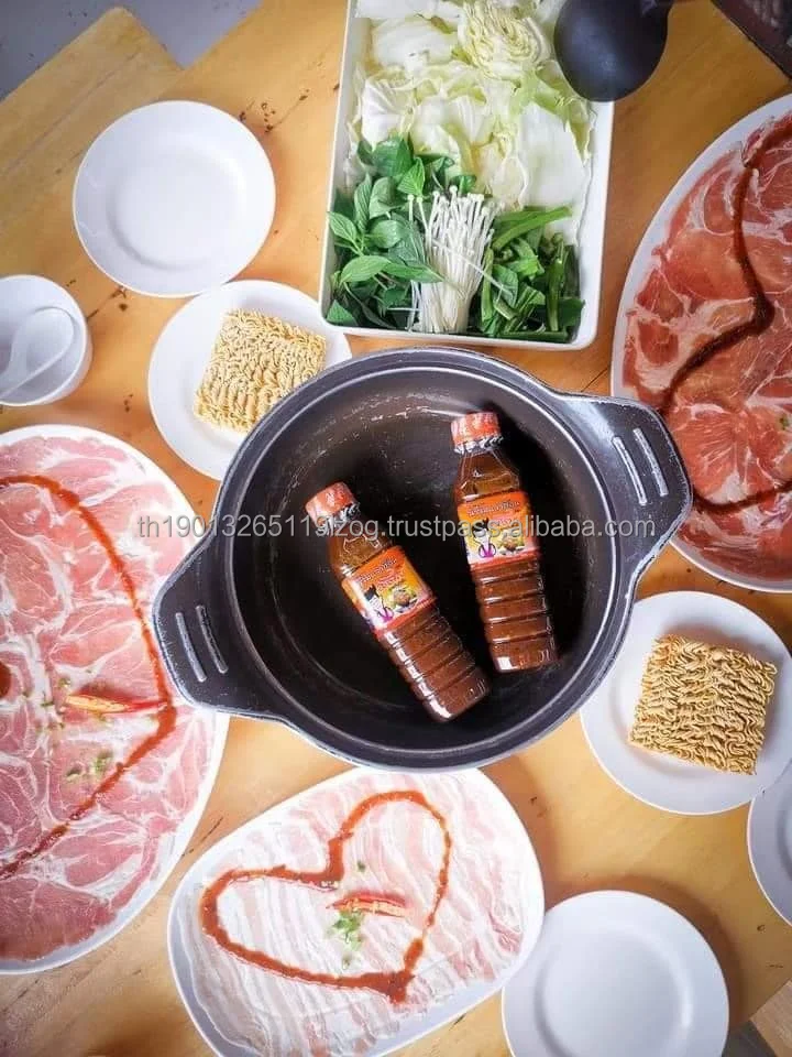 APIROM Sauce Jaew-Hon Dipping Sauce Authentic Thai Style Suki