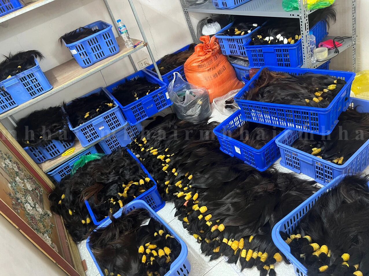 Single Donnor Raw Baby Hair 100% Vietnamese High Quality Natural Color Straight Style Hair Bulk in Large Quantity MH Trust