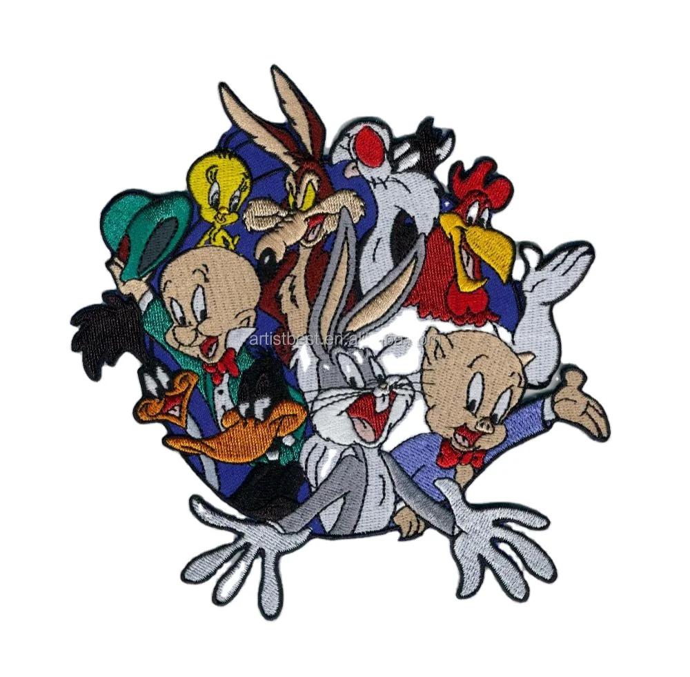 Wholesale Cute Cartoon Embroidered For Clothing Iron on Embroidery patch