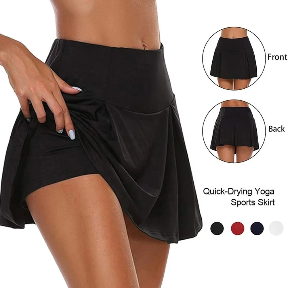 Plus Size Custom Tennis Skirt Pleaded Sports Dress Casual Pattern Women High Waist Pleated Skirt
