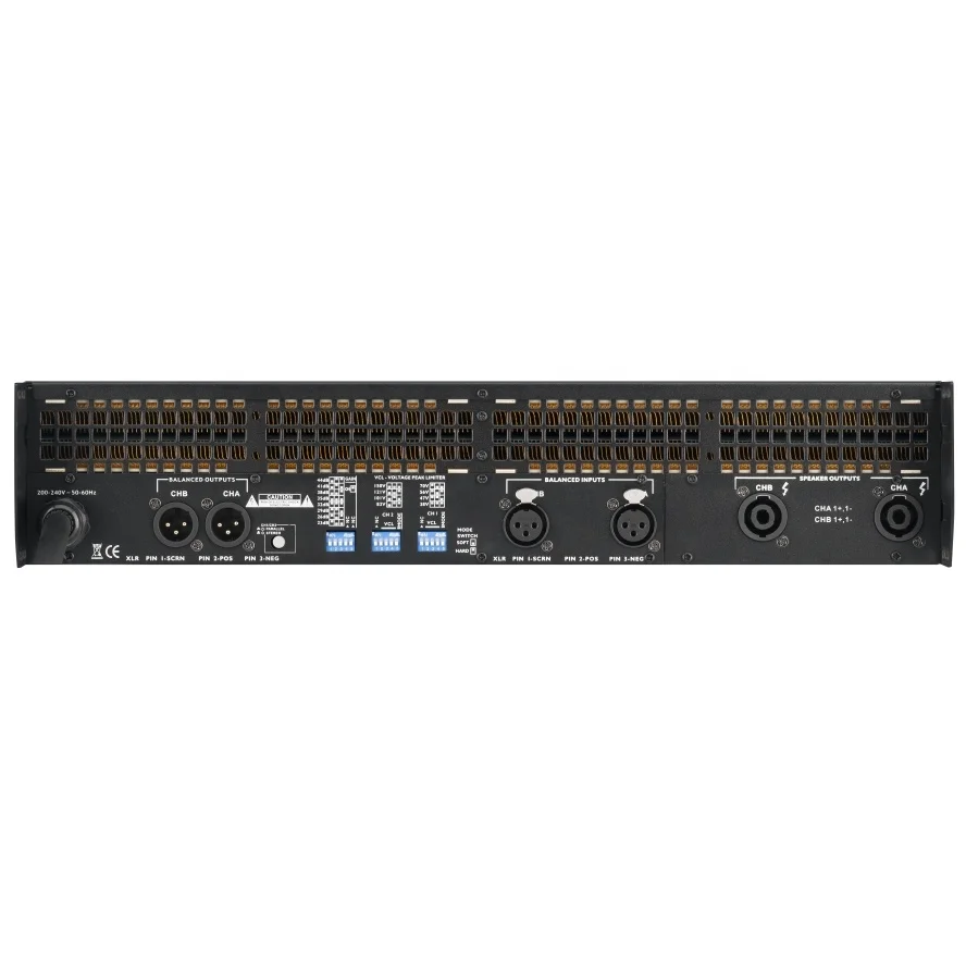 Приемники усилители Профессиональный модуль усилителя 2 канала 2400 Вт класс td усилитель мощности аудио