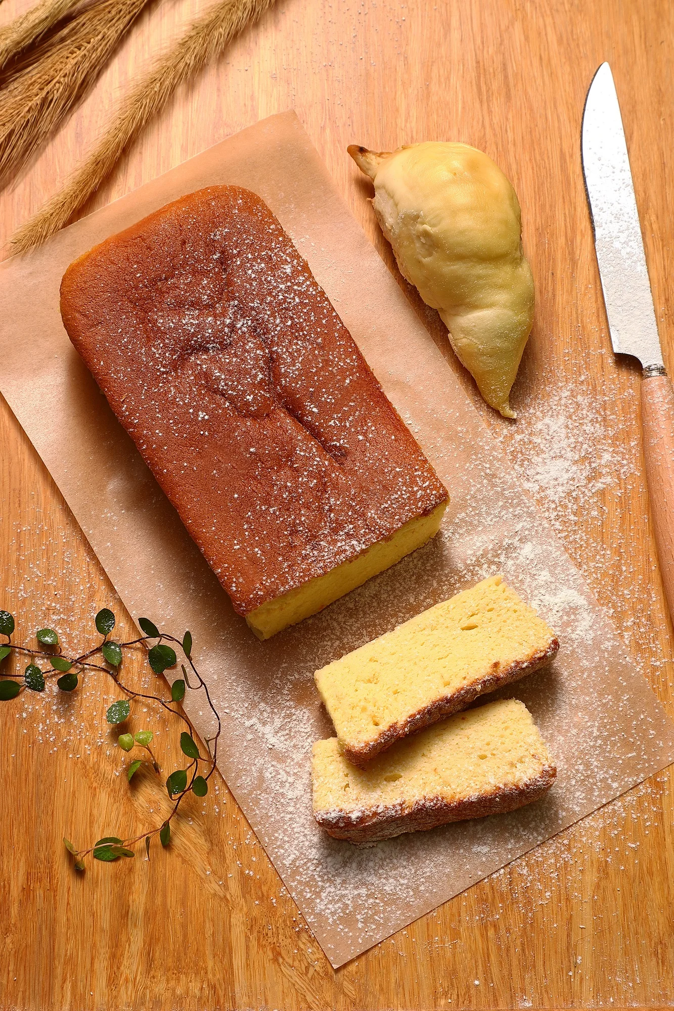 Ready To Eat Good Price Feature Quality Delicate Cheese Soft Rich Milky Aroma Musang King Durian Cheesecake 200G