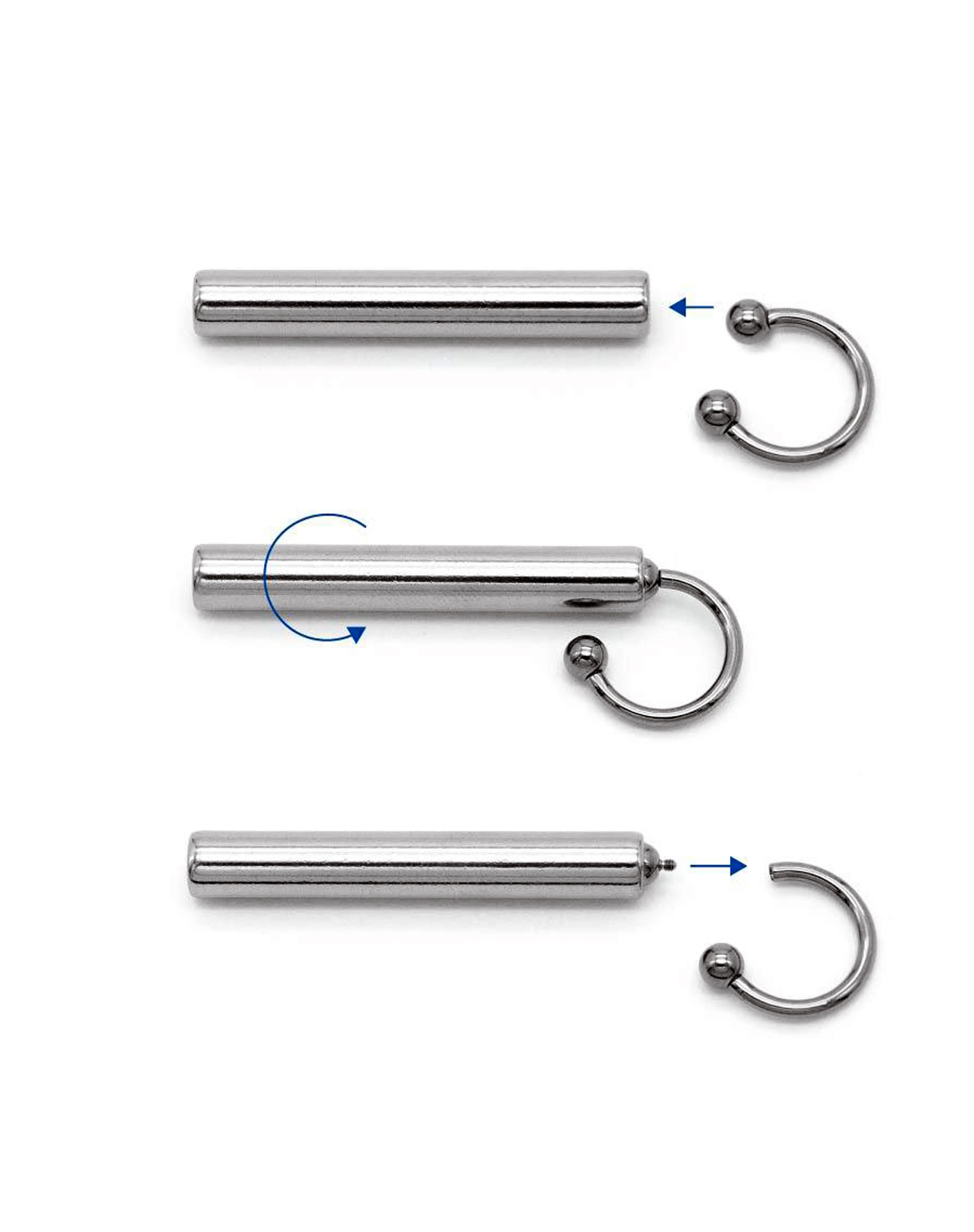 Aluminium  Ball Holder for 3mm 4mm Balls / Body Piercing Tools