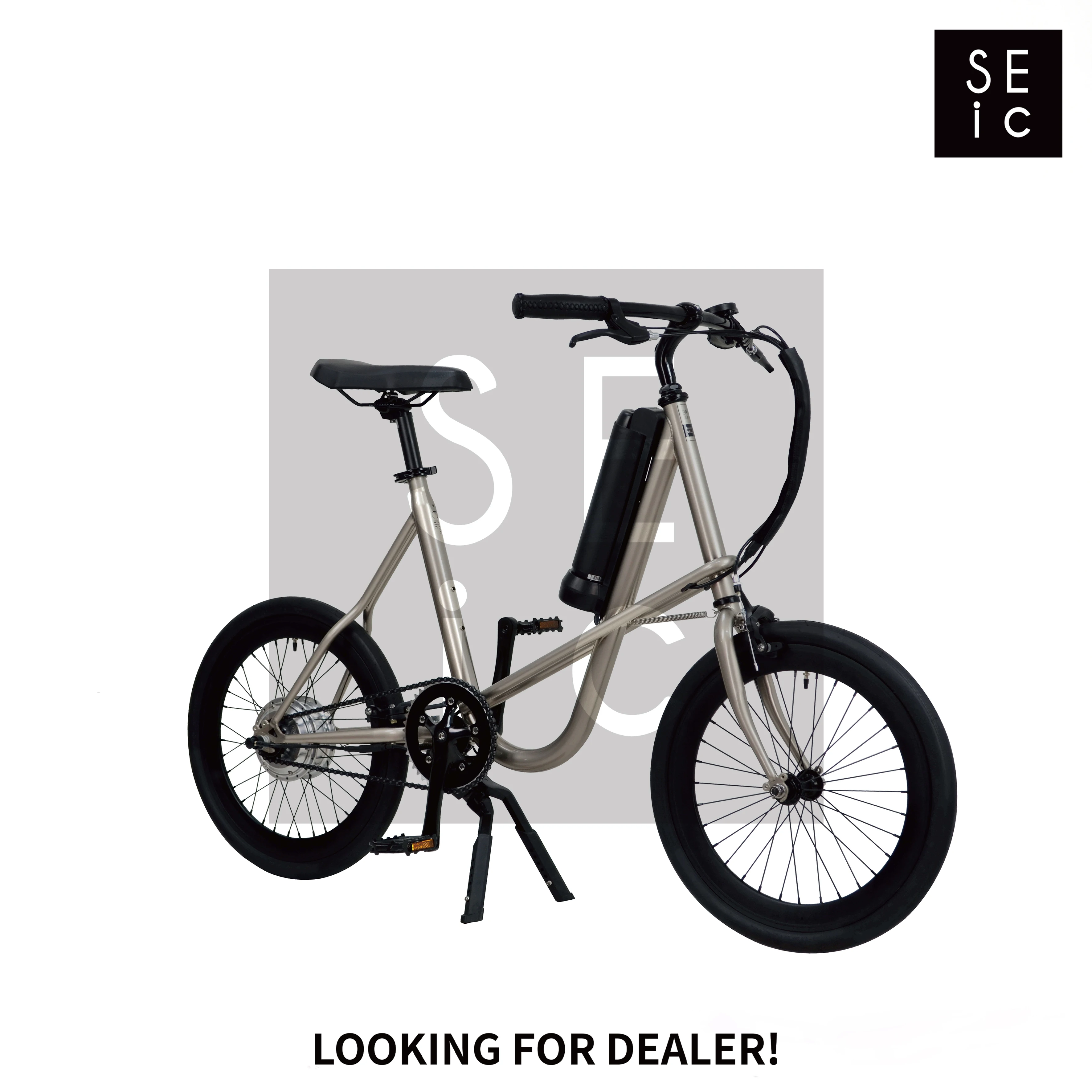 Agent Dealer Distributor,  SEic miniu titan silver black wheel electric assist bicycle Gentle style ebike speed pedelec