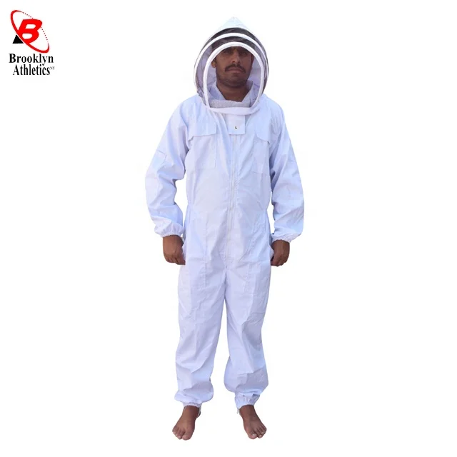 Best Quality Cotton Polyester Beekeeping Suit Beekeeping Equipment Bee Protection Hooded Suit Heavy Duty Bee Suit