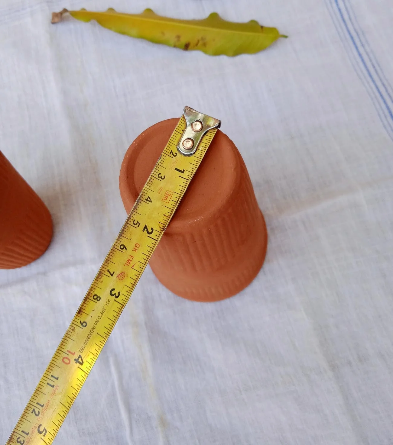 New Design Handmade Clay terracotta Tea Cups eco friendly mugs for tea coffee lassi kulfi sweet dessert milk water glass  300 ml