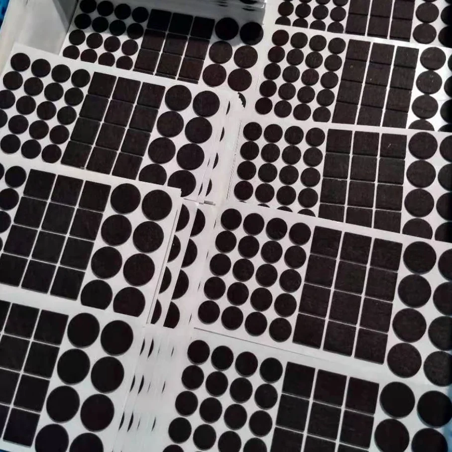 Легкая скользящая напольная клейкая войлочная прокладка