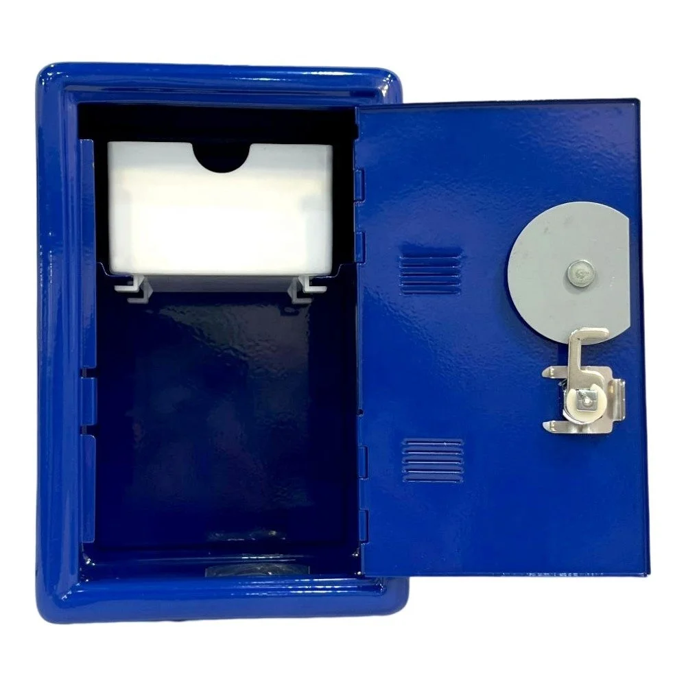 mini safe for kids two key safe coin box piggy bank saving bank