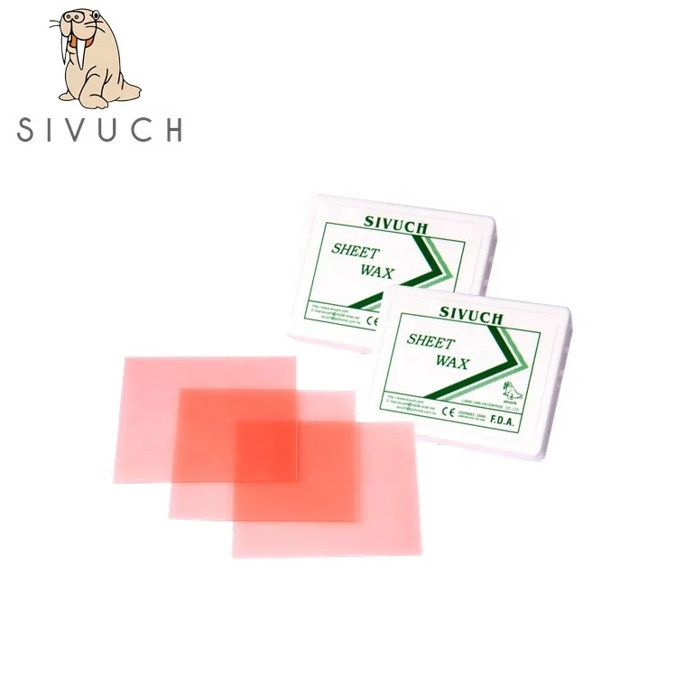 Pink 0.30mm  Sheet wax for model preparation