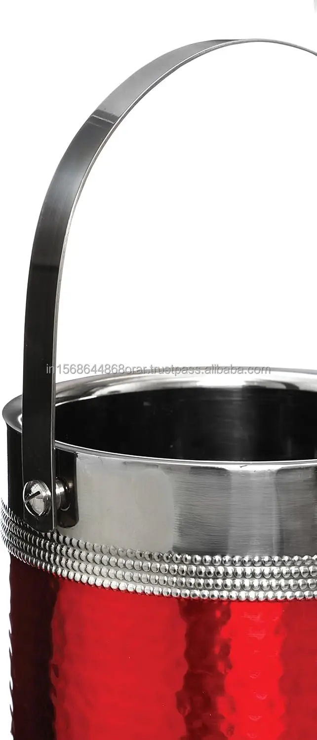 Champagne bottle Double wall ice bucket Stainless steel in enamel & Shiny polish for party occasions & cocktail parties