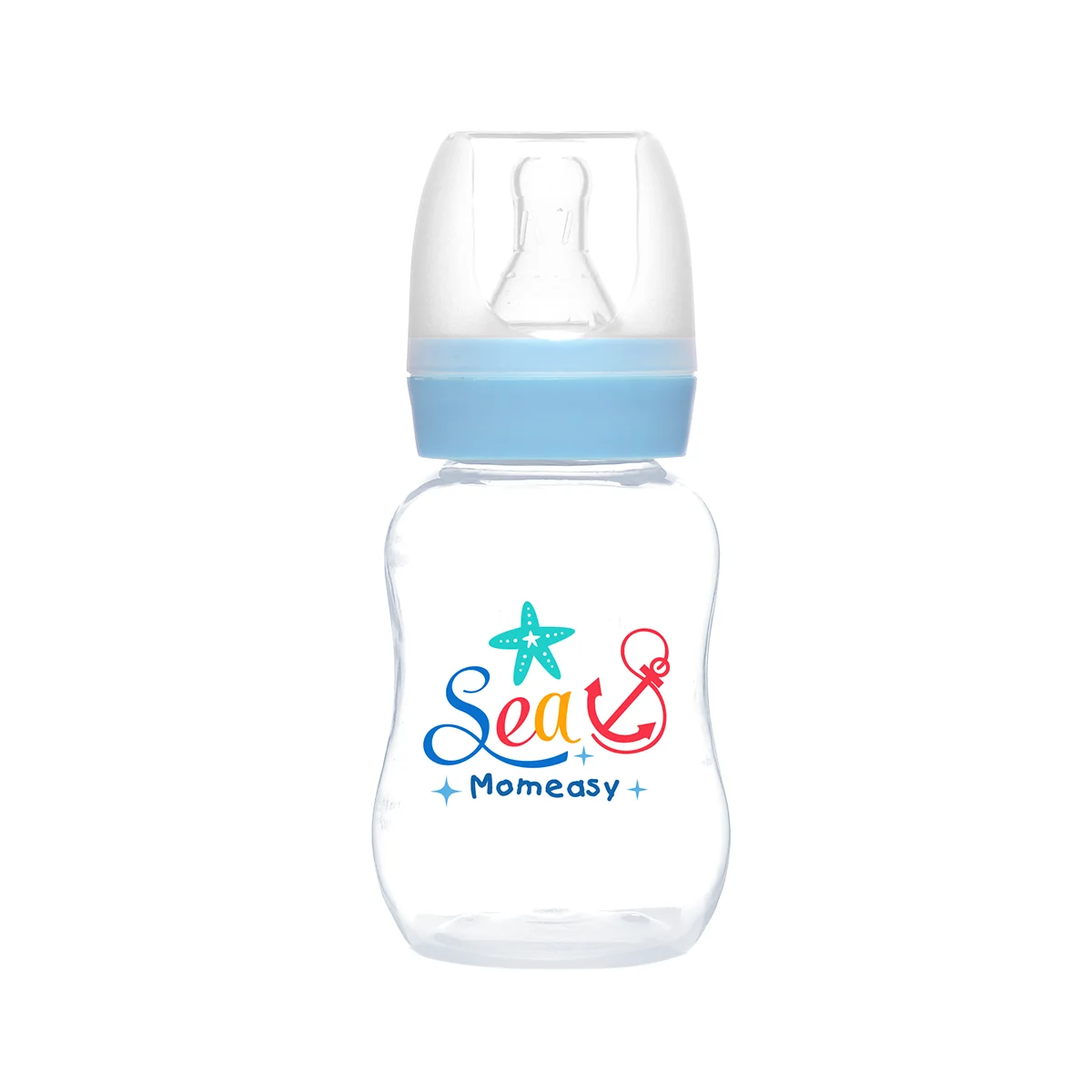 Hot selling Wholesale Baby Milk Bottle 120ml Baby Feeding Bottle easy to assemble with BPA free