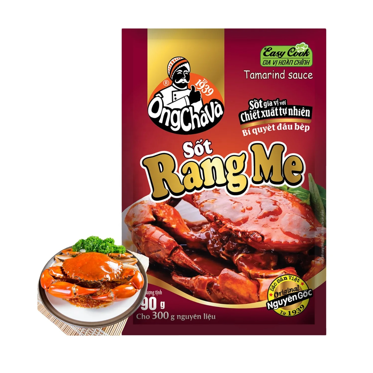 Tamarind Sauce 90g Ong Cha Va Gold High Quality Product Vietnam export wholesale sauce seasoning