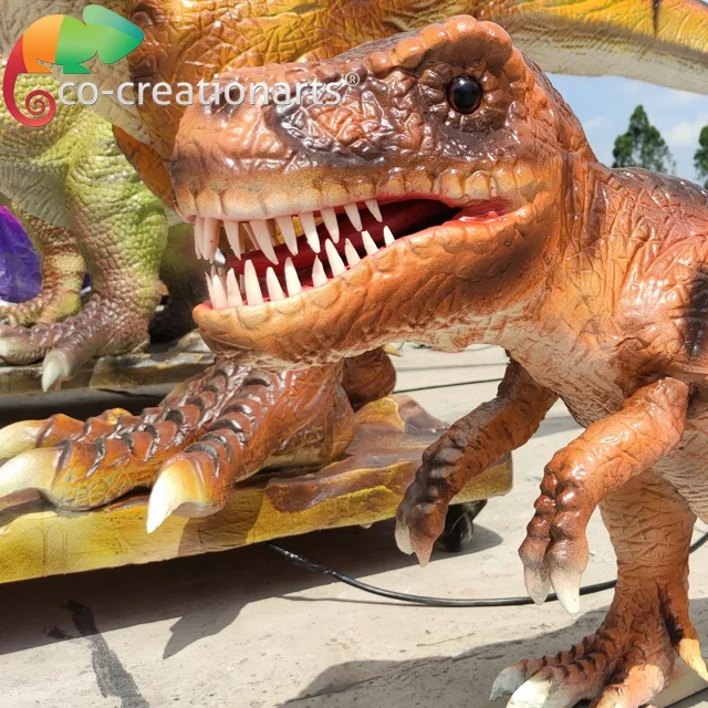 Amusement park dinosaur statue life size electric dinosaur King