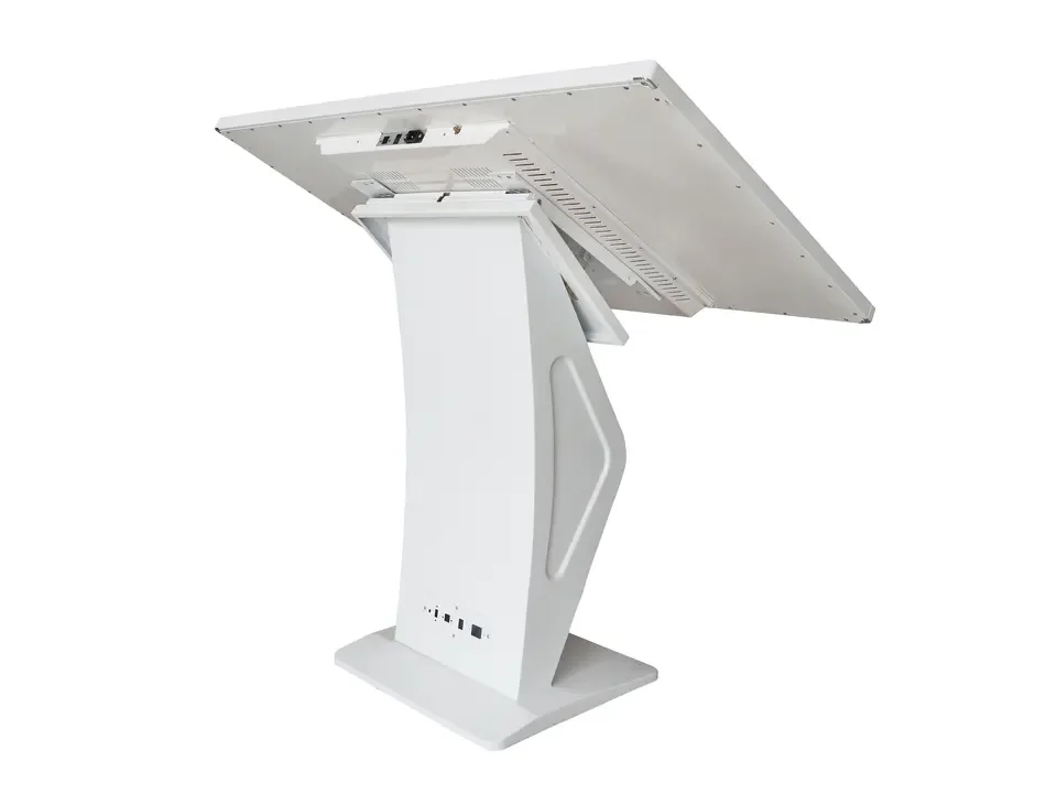 Floor Mounted Advertising LCD Screen 55 Inch Android Kiosk Touch Screen Display Information Digital Signage