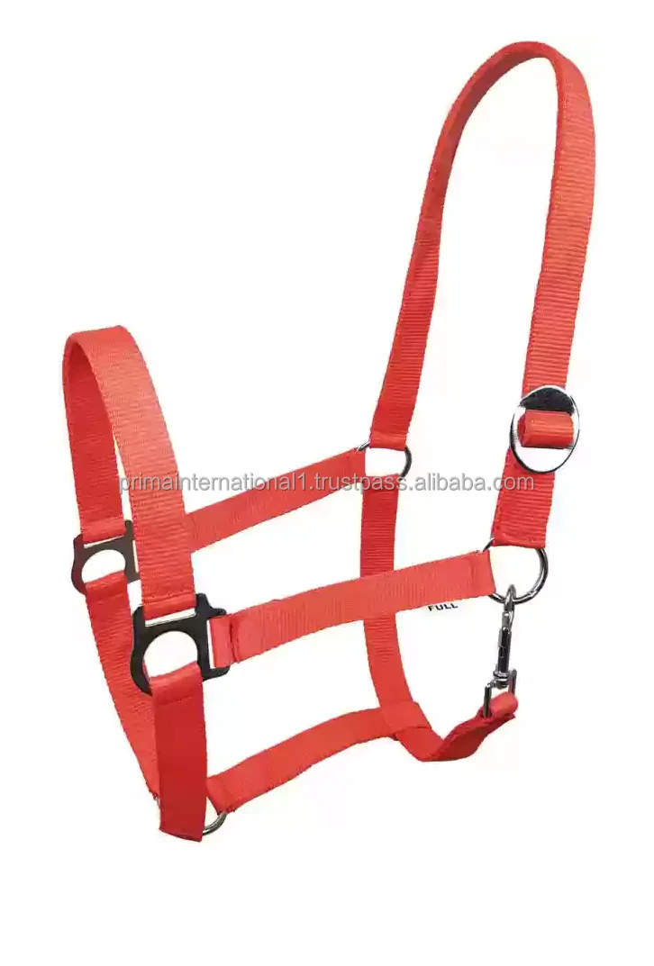 High Quality Nylon and PP Horse Halter Essential Equipment for HorseRiding Multiple color horse halter