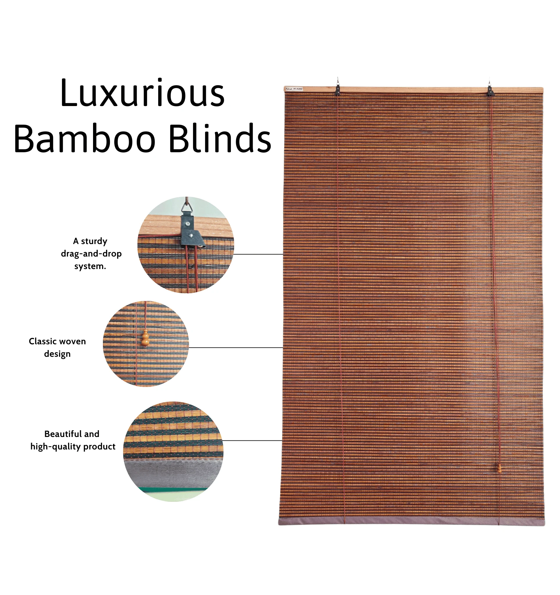 Factory Direct Bamboo Sunshade Roller Blinds Smart Pergola Japan Style Outdoor Effective Cheap Sun Protection Bathroom Living