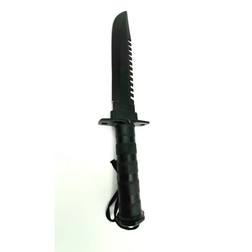 Черный нож для выживания в крови Rambo First