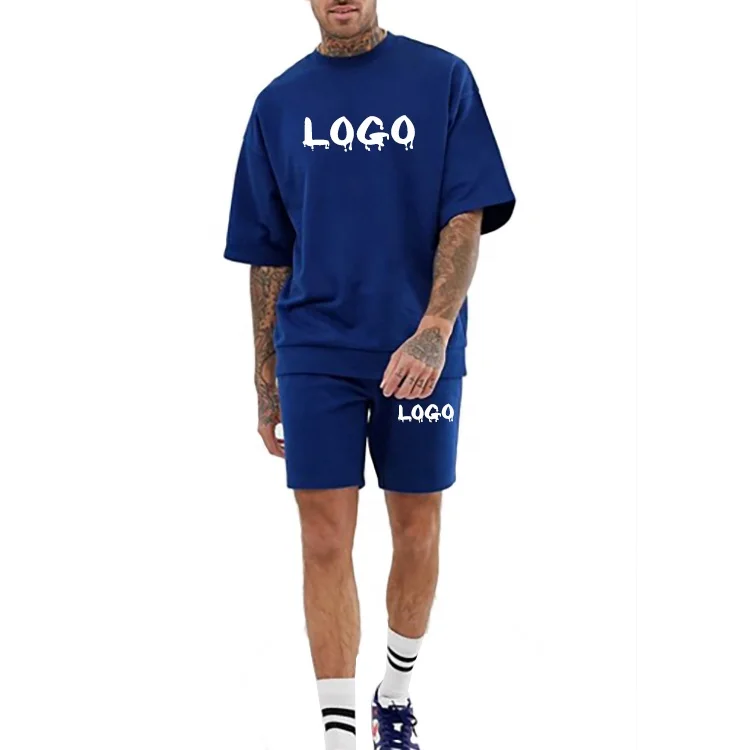 Summer Men Sports Game Wear T Shirts Shorts Pants Sets in cheap rates short set for men custom training& jogging wear